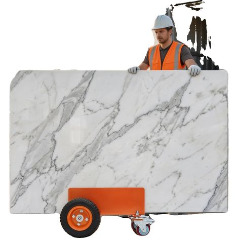 Carro portapaneles, acero aleado, 4531,525,5 cm, capacidad de carga de 300 kg, peso bruto de 13,2 kg, diseño de 4 ruedas. (1/5)