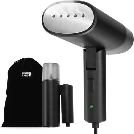 Defroisseur vapeur voyage - Compact Pliable & Incl.Kit de voyage I Fer a repasser Défroisseur vapeur à main Steamer Defroisseur vapeur vertical Repassage vapeur verticaux Défroisseurs (1/5)