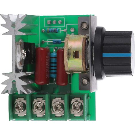 Régulateur de Tension, Variateur de Vitesse pour Moteur 220V 2000W AC, Contrôleur de Vitesse Réglable, Moteur à Thyristor, Contrôle de Vitesse, Contrôleur de Puissance Réglable pour la Température (1/5)