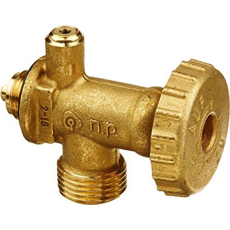 Camping 32417 Valvola di Sicurezza, Struttura Omologata, per Allacciare Le bombole di Gas da Campeggio ai regolatori di Gas propano (1/3)