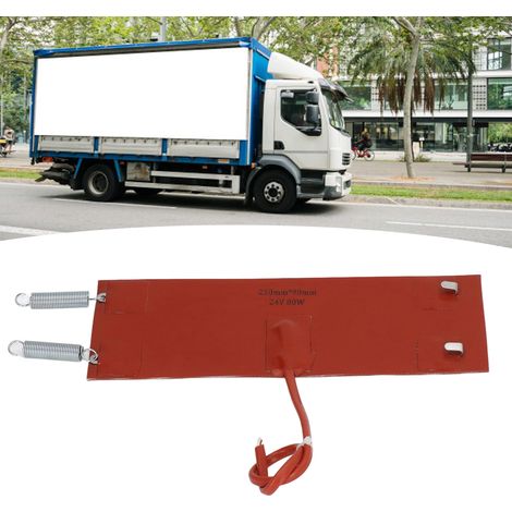 Kleines Heizelement (250 mm x 90 mm, 80 W) für Dieselfilter, Ölvorwärmer, Frostschutzmittel-Vorwärmer für Kraftstofftanks, 24 V DC (1/5)
