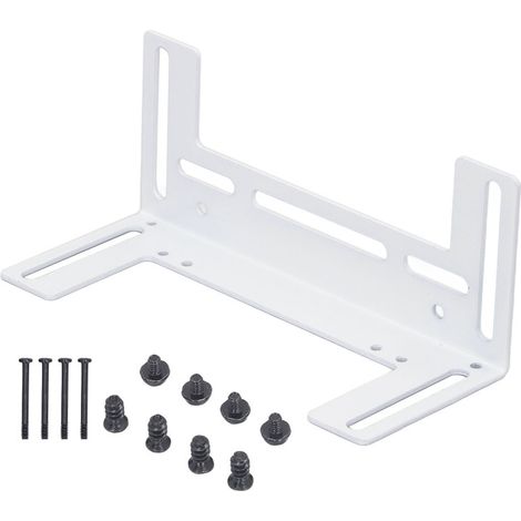 Support de ventilateur de radiateur pour ordinateur, en acier inoxydable épais, silencieux, pour ventilateurs de 8, 9 et 12 cm (blanc). (1/5)