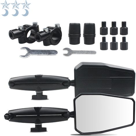 Modified motorcycle rearview mirror, ADV off-road vehicle rearview mirror, large rearview mirror, foldable off-road beach mirror