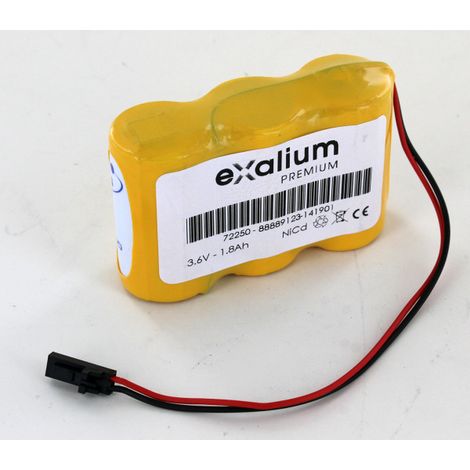 3.6V 1.8Ah NiCd 72250 batería para Lumiview WELCH ALLYN auriculares