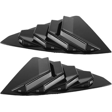 1 paire de caches de persiennes de vitres latérales arrière pour Toyota Lexus ES 350 300H, volets d'aération latéraux, déflecteurs. (1/5)