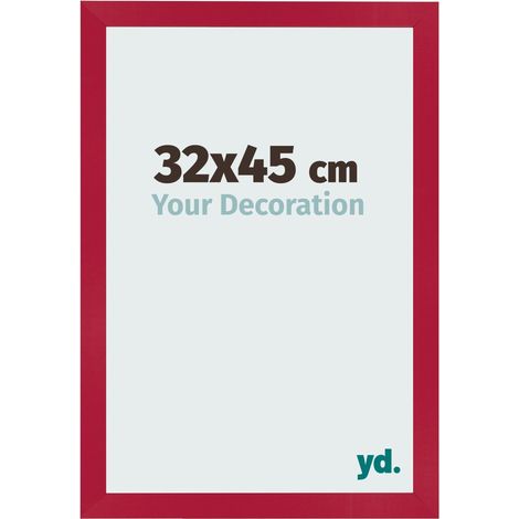yd. - Cadre photo 32x45 - Rouge - MDF - Bologna (1/5)