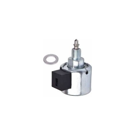 Solénoïde d'arrêt de carburant - Avec joint de remplacement - Pour moteur de jardin Briggs et Stratton 33R777-0012-G1 - 846639 - Crezuo (1/3)
