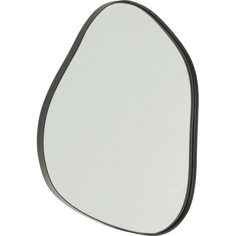 Miroir Mural en Métal "Extrema" 41cm Noir (1/3)