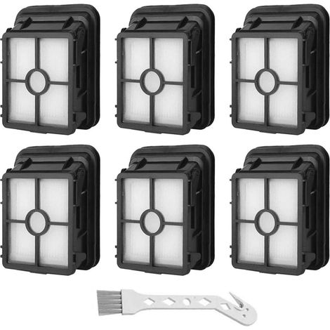 Packung mit 6 Ersatzfiltern 1866 für Bissell CrossWave Pet Pro 1785, 2306, 2551 und 2554 CrossWave Cordless Max-AquaForge All-in-One-Staubsauger (1/5)