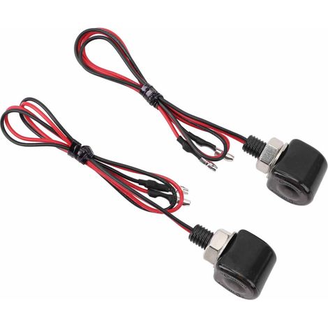 Stilvolle 12V-LED-Blinker für Motorräder und ATVs – Schwarz