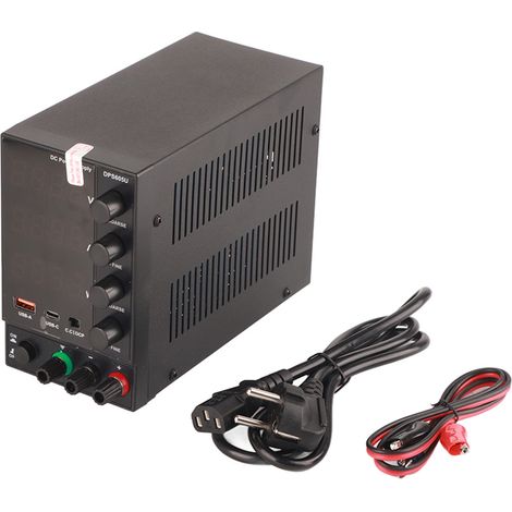 Alimentation électrique réglable 60V 5A DC avec charge rapide USB pour maintenance téléphone et ordinateur, prise UE 220V (1/5)