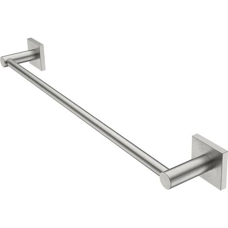 Porta asciugamani da muro 45 cm in acciaio inox spazzolato Sidera (1/3)