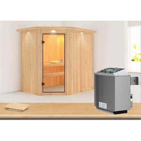 Carin Eck,9KW integr. Strg bronzierte Ganzglastür u. DK