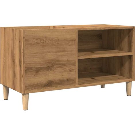 vidaXL Record Cabinet Artisan Oak 84,5x38x48 cm Engineered Wood (1/5)
