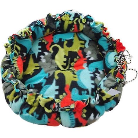 Rundes Katzenbett mit Kordelzug, Welpenkorb, warme Winterkatzenmatte, Größe XL-14, bequemes und gemütliches Bettzeug.