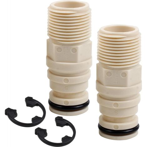 Kit adaptador 26x34 (1") para válvula by-pass de ablandador de agua
