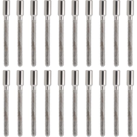 20 pièces 0,9 mm tiges de remontoir montre mouvement accessoire remplacement montre réparation pièce (1/5)