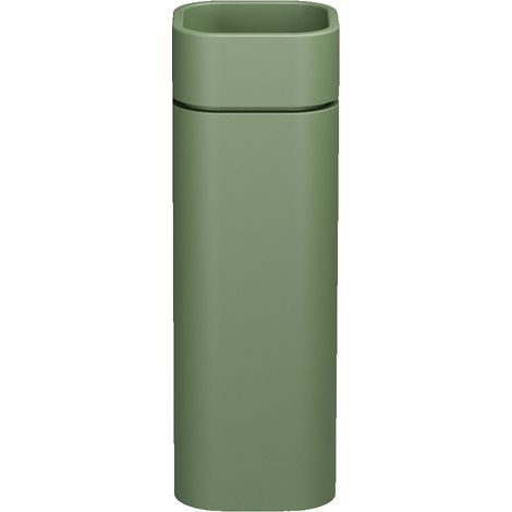 HAKO Lavabo mural en céramique, 30x88,5x30cm, verde mat (1/2)