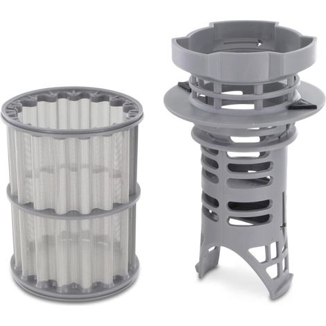 Compatible avec le filtre grossier + filtre fin (lot de 2) pour lave-vaisselle Bosch Siemens 645038 00645038, convient aux lave-vaisselle des modèles SuperSilence, SilencePlus, Maxx, Avantixx, Logixx, (1/2)