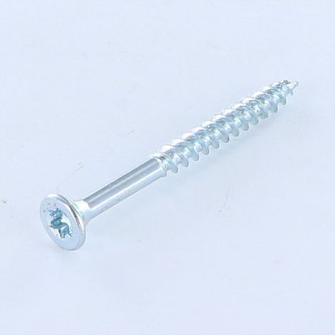 VBA Vis bois agglo Tête fraisée TORX T25 5X80 Filetée sur 48 Acier zingué-200 pièces