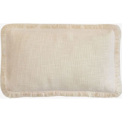 Coussin rectangulaire 30x50 cm en coton Soncey SKLUM Blanc Gardenia
