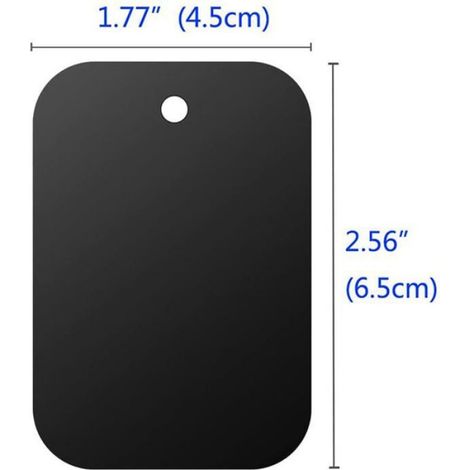 Plaque Magnetique - Acier Inoxydable 45 mm - Pour Support Voiture Magnetique - 9 Unites (1/5)