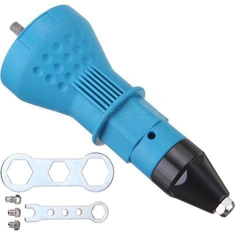 Adaptateur de perceuse électrique sans fil pour pistolet à rivet électrique - Adaptateur d'écrou à riveter - Accessoires pour outils électriques (1/5)