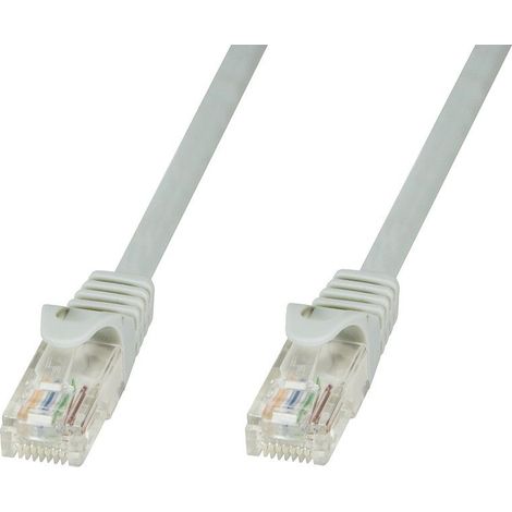 Techly Professional Cavo di Rete Patch in Rame Cat.6 Grigio UTP 10m (1/5)