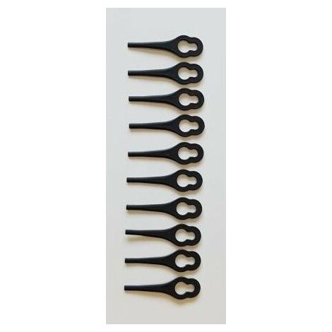 Lot de 6 bobines de fil de rechange pour coupe-bordure – Compatible LIDL Parkside PRTA 20-Li A1, B2, C3, PRT 550 A1, A3, PRT 300 A1 – Système d'alimentation automatique