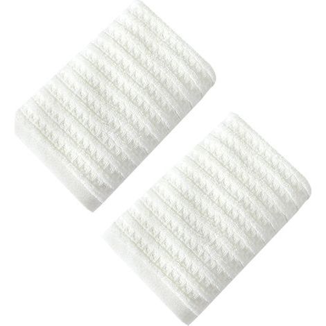 Asciugamani in 100% cotone, morbidi, assorbenti e ad asciugatura rapida, confezione da 2. (1/5)