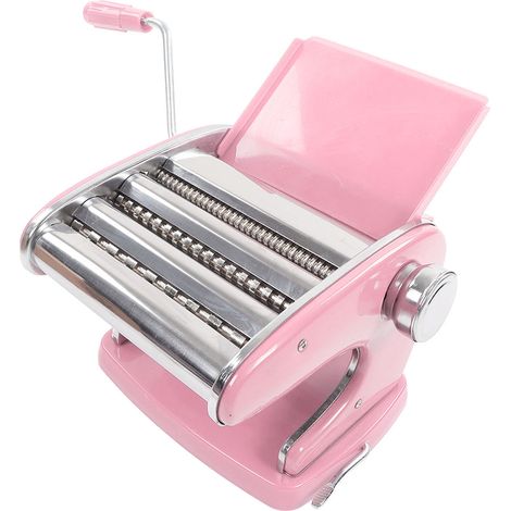 à pâtes multifonction manuelle pour lasagnes, fettuccine, raviolis, pâte à dumpling, rose sakura, type ventouse, 3 lames (1/5)
