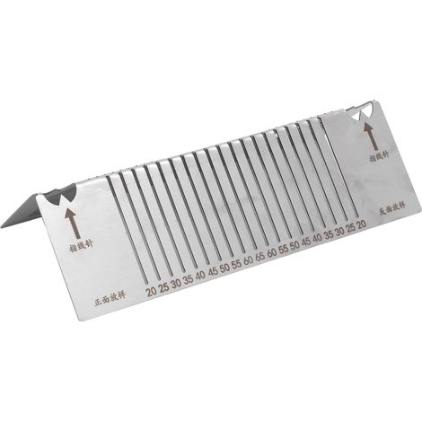 Outil de traçage arc angle 90° en acier inoxydable règle pour tube coupe soudure (1/5)