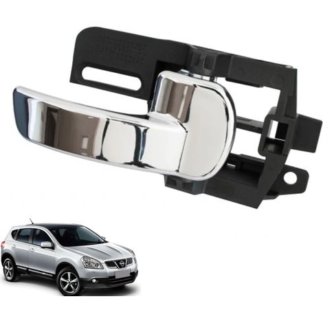 Poignée de porte intérieur chromé avant droite pour Qashqai J10 - (1/3)