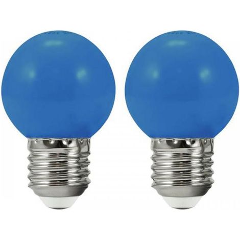 Party-Gartengirlanden-Glühbirnen, blau, 2 Stück, 36 V, E27, Goldlux 308764