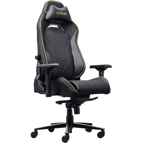 Trust GXT 721 Ruya Pro chaise de jeu noire confortable (1/5)