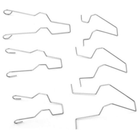 Pince à Ressort de Retenue de Phare, 6PCS Acier Phare Phare Dip Faisceau de Phare Ampoule Retenue Ressort Clip Pince 5ZHSFULLKIT pour H1/H3/H4/H7 (1/5)