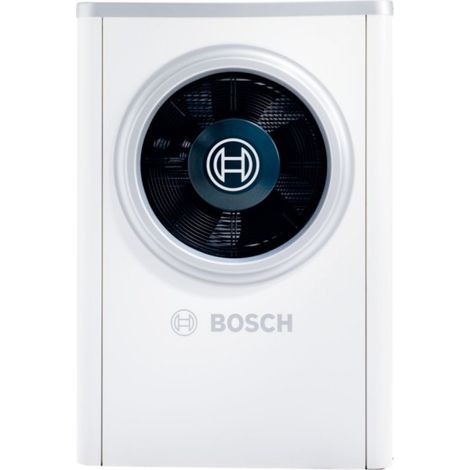 Bosch – Pompe à chaleur air eau 17 kW – COP jusqu'à 5,1 – Dimensions 1122x1695x545 – Installation intérieure/extérieure (1/3)