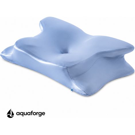 Almofada Cervical Ergonómica Espuma Viscoelástica Capa Removível 37 x 60 cm (1/5)