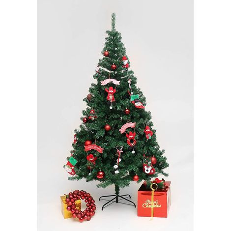 EVRE Artificial Christmas Green Tree with Strong Metal Stand 6ft (1/5)