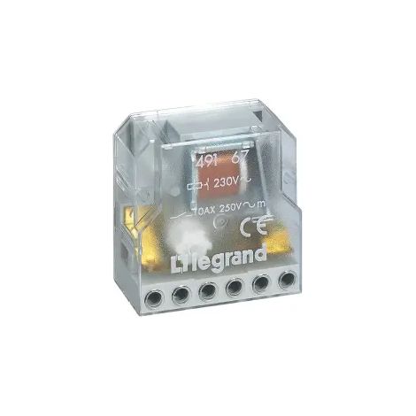 Legrand 049167 Télérupteur 2P - 10 AX - 250 V - intensité absorbée 0,04 A