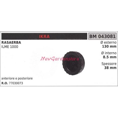Rueda delantera y trasera IKRA cortacésped ILME 1000 043081