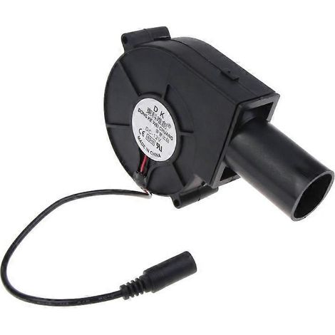 Souffleur Ventilateur 9733 9cm pour Poêle, Cuisine, Chauffage, Camping, BBQ – 12V 2A, Outil de Chauffage Portable