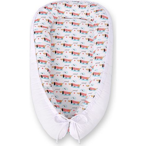 Coperta per neonati, doppia faccia, box, fascia, Premium BOBONO - bassotti