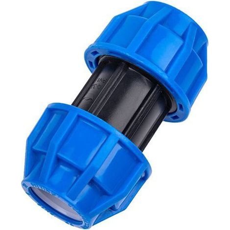 Raccords de tuyaux directs à connexion rapide en plastique PE 32 mm à 32 mm adaptés aux tuyaux PPR, PE, PVC et autres, accessoires d'arrosage de jardin (1/4)