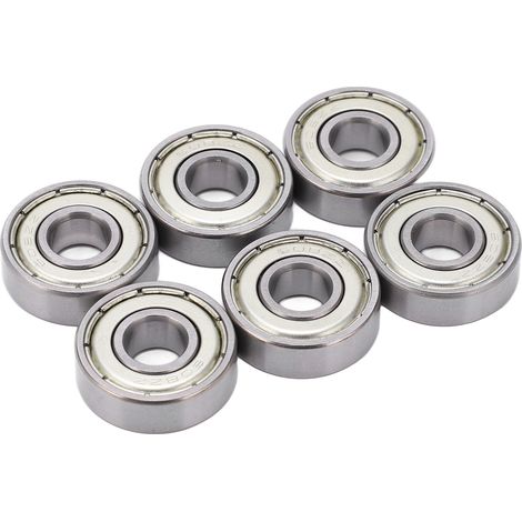 8 Roulements à Billes 608 pour Skateboard, Roller et Longboard - Acier Inoxydable, Haute Vitesse, Faible Résistance (1/5)