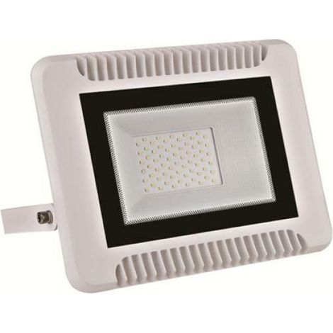 Faro led 70w slim versione bianca per esterno lampada fari led 3000k