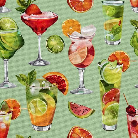 Outdoor-Dekostoffe Oxford - Motiv Cocktail DX8421 (1/5)