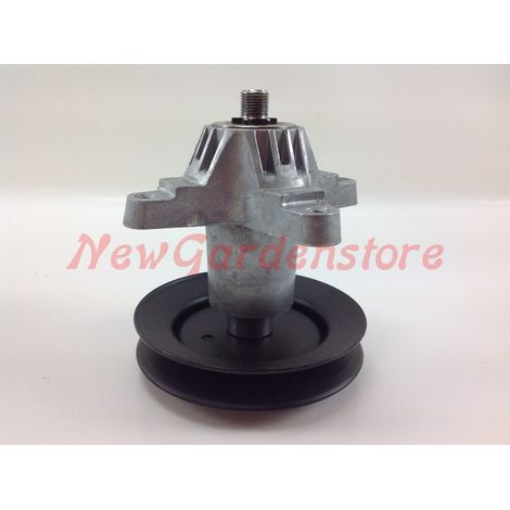 Cubo porta cuchillas para tractor de césped compatible MTD 618-04197A (1/4)