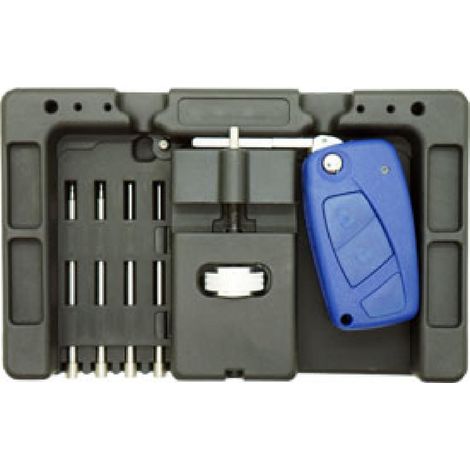 Etau chasse goupille pour intervention sur coques de cle