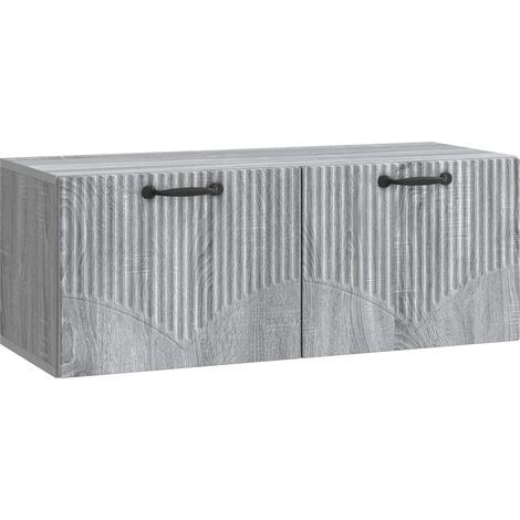 Mueble para TV de pared Gris 78,5 x 31 x 30 cm